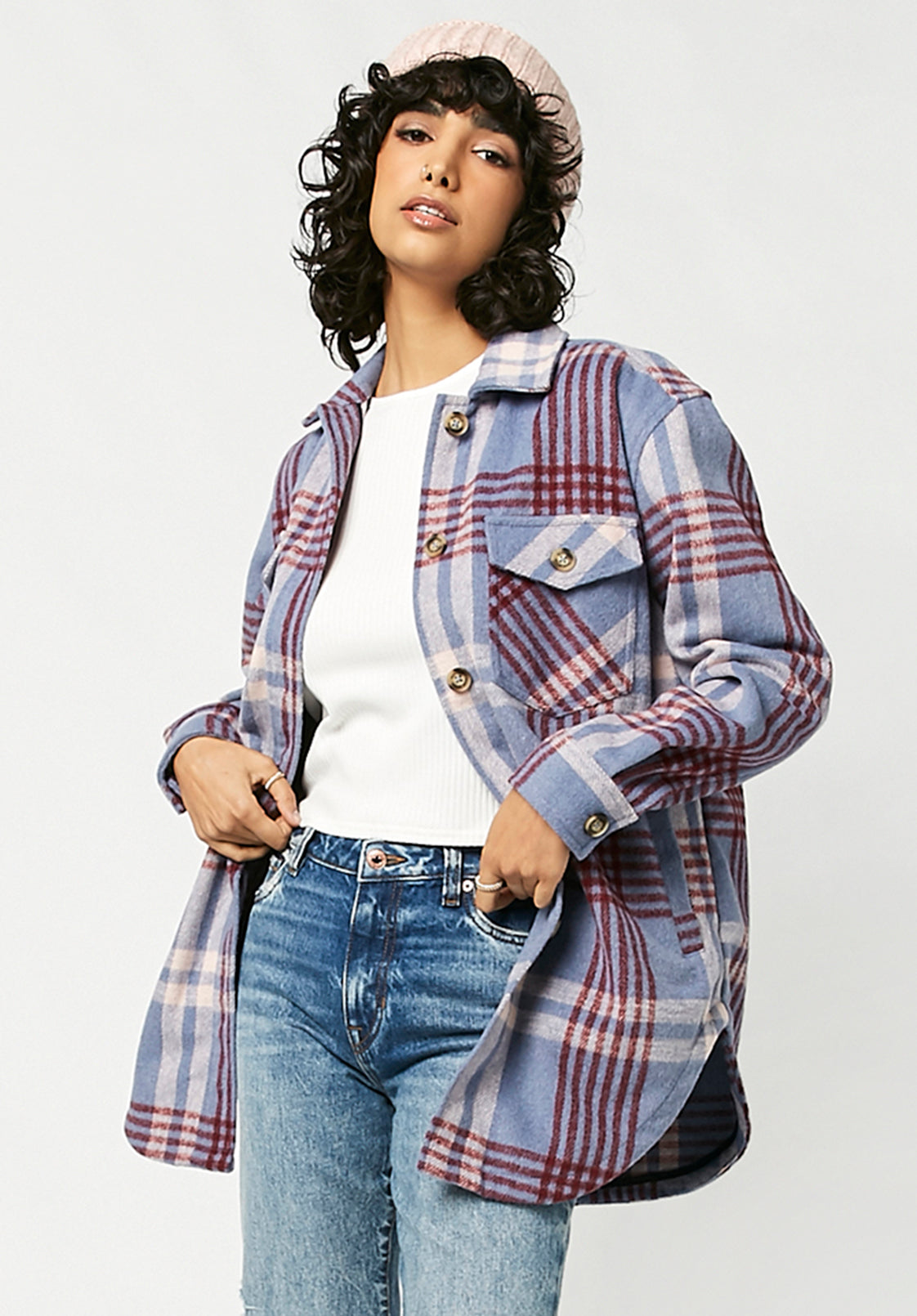 とびきりのおしゃれを BEDWIN BUFFALO CHECK PADDED JACKET 'KAY