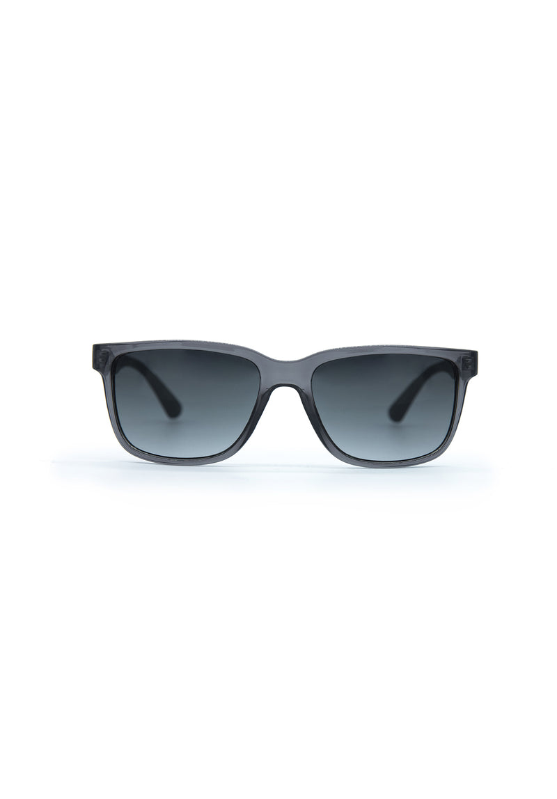 Men's Rectangular Sunglasses in Black Fade - B0012S