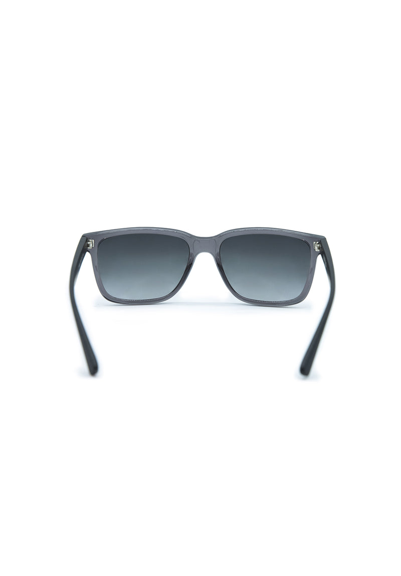 Men's Rectangular Sunglasses in Black Fade - B0012S