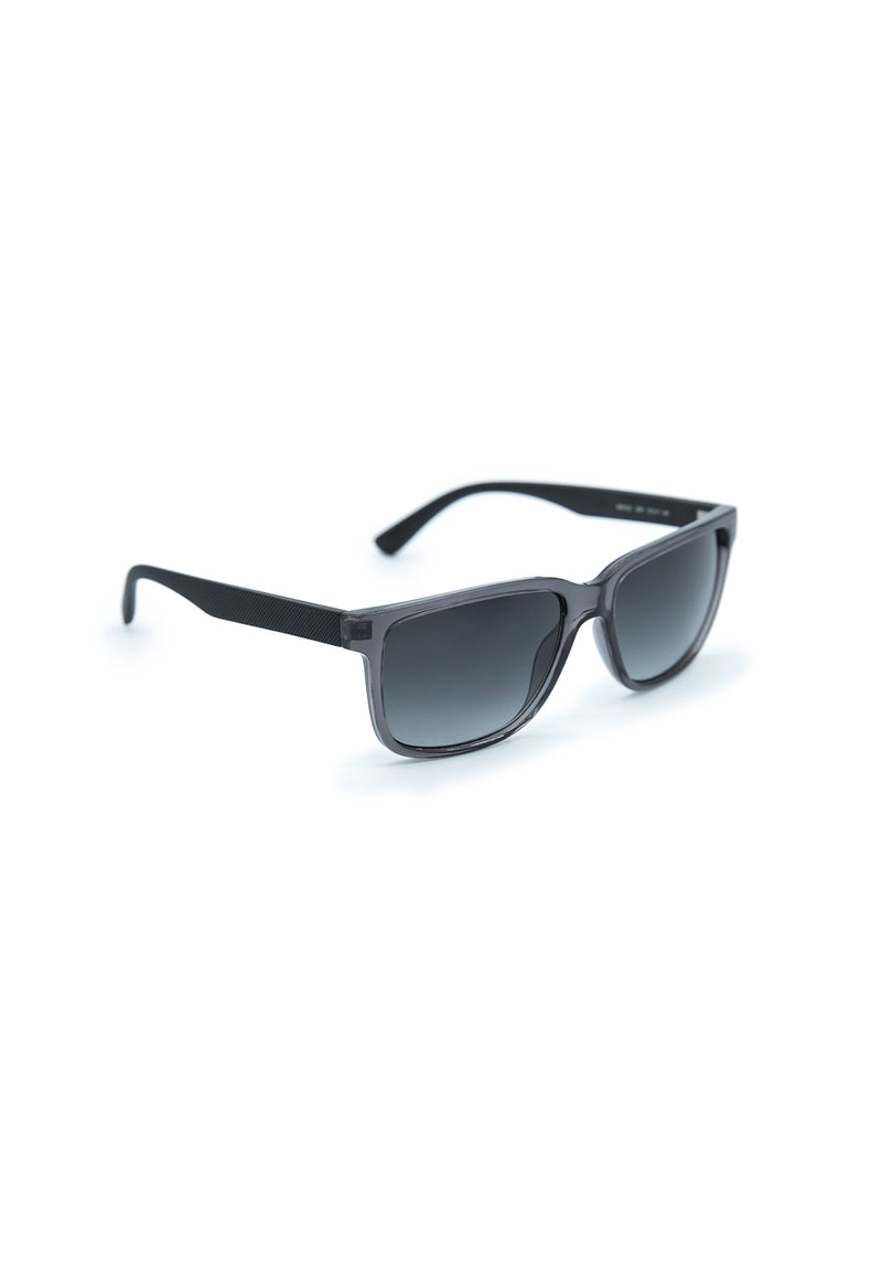 Men's Rectangular Sunglasses in Black Fade - B0012S