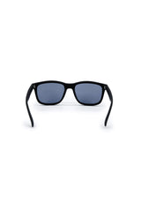 Men's Classic Rectangular Sunglasses in Black - B0015S