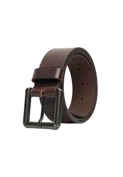 Ceinture Brune de Cuir de Buffle Texturé - BB1002C03