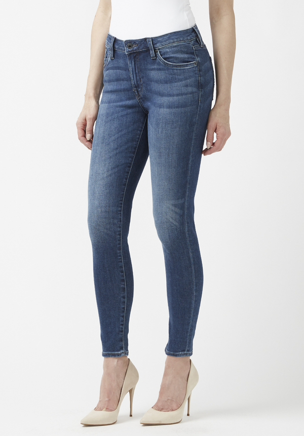 Mid-rise skinny trousers - Woman
