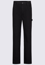 Super High-Rise Loose Straight Jane Women's Pants, Black - BL15966