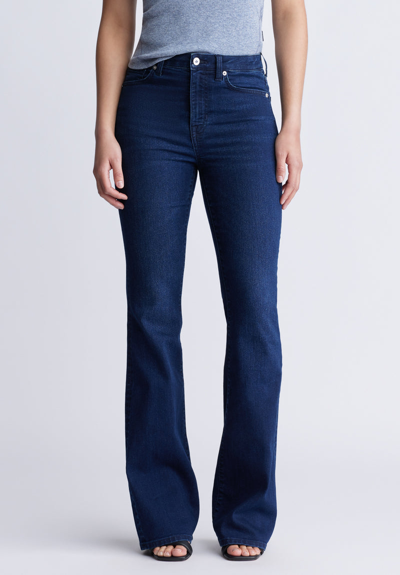 Buffalo David Bitton Womens High Rise Flare JoplinJeans