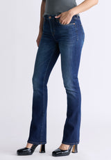 Buffalo David Bitton Mid Rise Bootcut Queen Women's Jeans, Vintage Indigo - BL15991 Color INDIGO