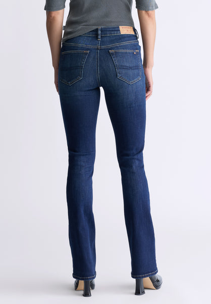 Buffalo David Bitton Mid Rise Bootcut Queen Women's Jeans, Vintage Indigo - BL15991 Color INDIGO