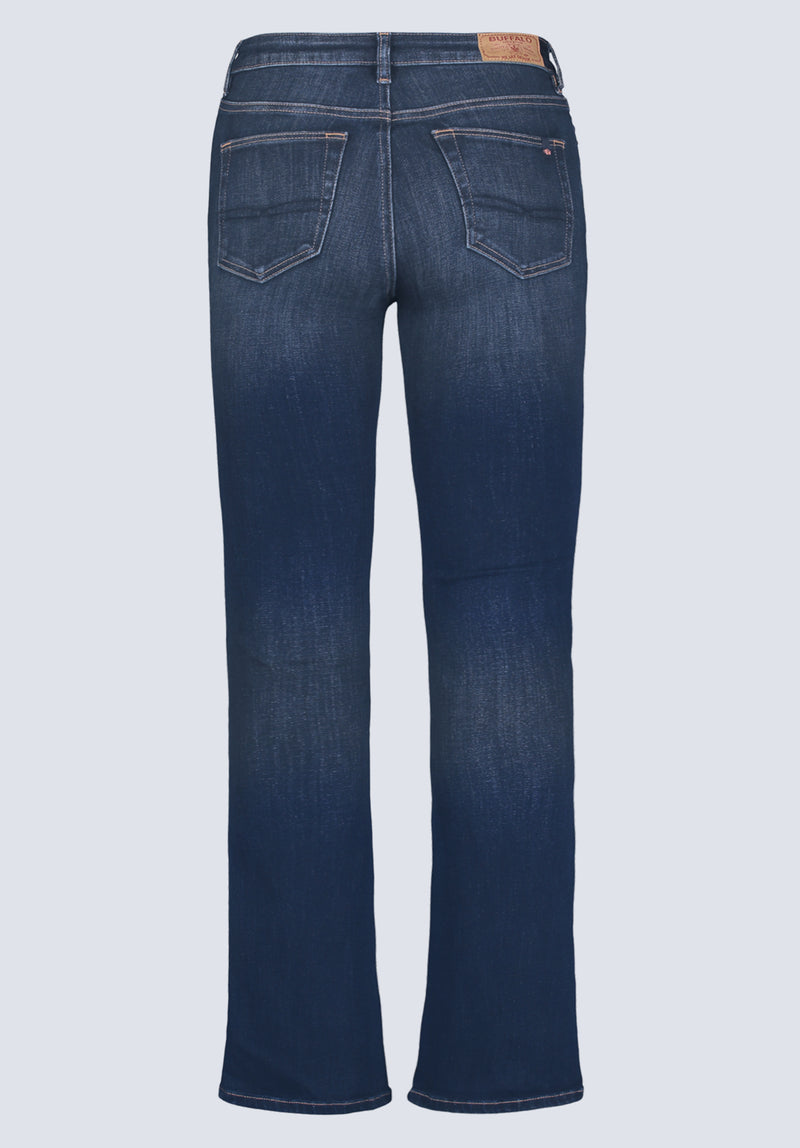 Mid Rise Bootcut Queen Women's Jeans, Vintage Indigo - BL15991