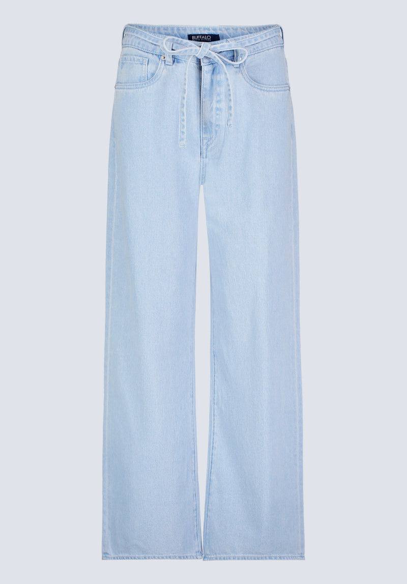 High Rise Wide Leg Alecia Women's Jeans, Light vintage blue - BL16011