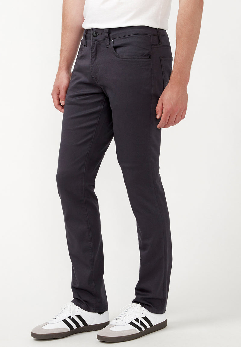 Slim Ash Men's Twill Pants in Authentic Charcoal Gray - BM22017 – Buffalo  Jeans CA