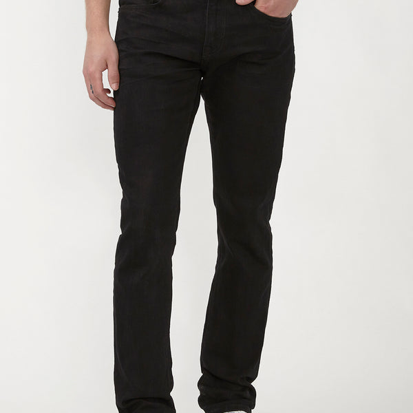 aalis LOI cascade mesh trim jeans (Black denim) –