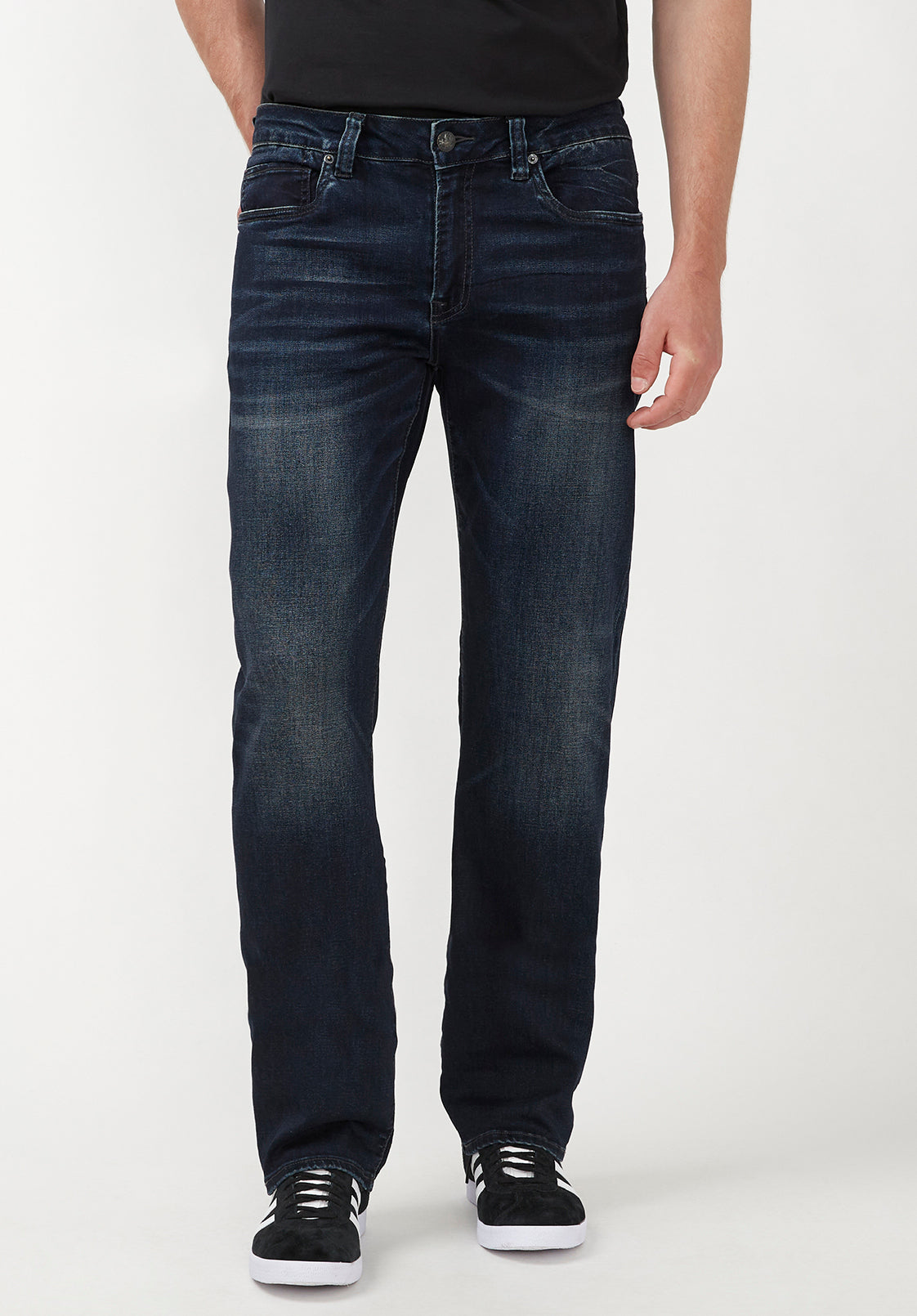 Relaxed Straight Driven Men's Jeans in Authentic Indigo - BM22137 ...
