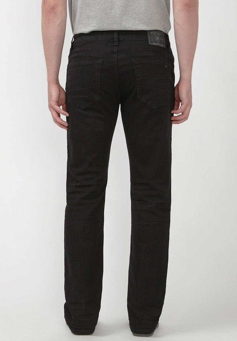 Straight Six Men's Jeans in Crinkled Black - BM22632 – Buffalo Jeans CA