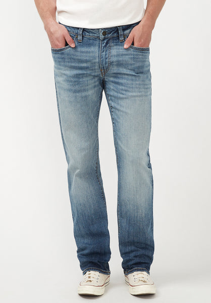 Relaxed Straight Driven Men's Jeans in Sanded Blue - BM22641 – Buffalo Jeans  CA