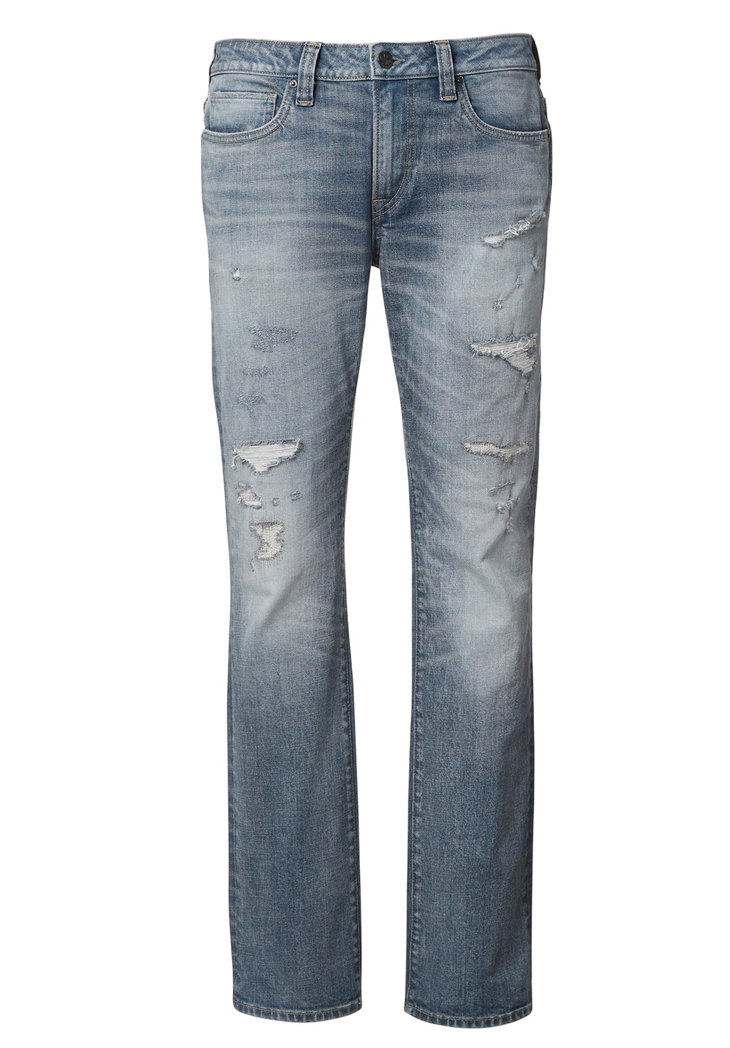 Six Valves Jeans Jeans Denim Dark Blue Rotos Grey Skinny Jeans