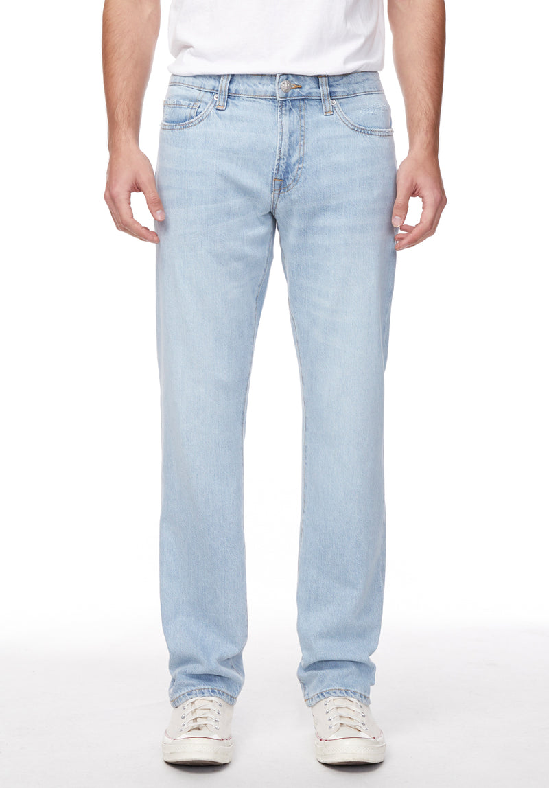 Relaxed Straight Driven Men's Jeans in Bleached Blue – Buffalo