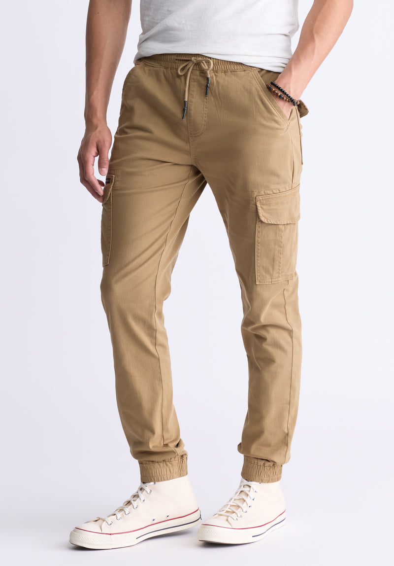 Pantalon cargo beige fonce Tom pour hommes BM22930