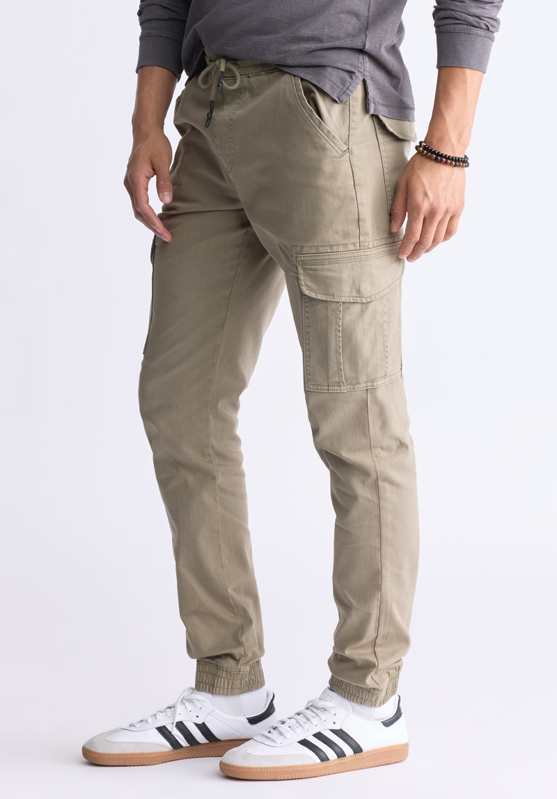 Mens olive green jogger pants online