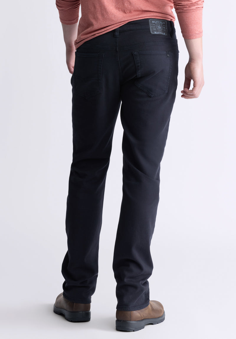 Pantalon droit pour homme Straight Six, noir - BM22939