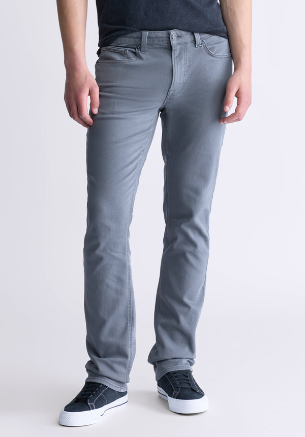 Pantalon droite pour hommes Straight Six, gris graphite - BM22939