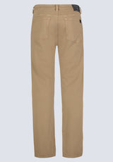 Pantalon droit pour homme Straight Six, beige foncé - BM22939