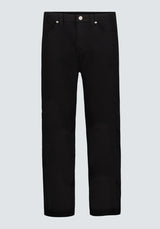 Pantalon pour homme Slim Ash en sergé, noir - BM22982