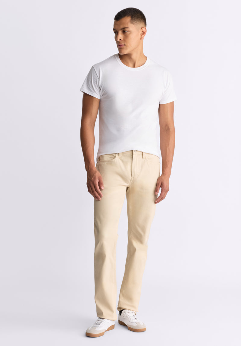 Pantalon pour homme Slim Ash en sergé, gris clair - BM22982