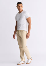 Pantalon pour homme Slim Ash en sergé, gris clair - BM22982