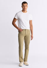 Pantalon pour homme Slim Ash en sergé, vert aloe - BM22982