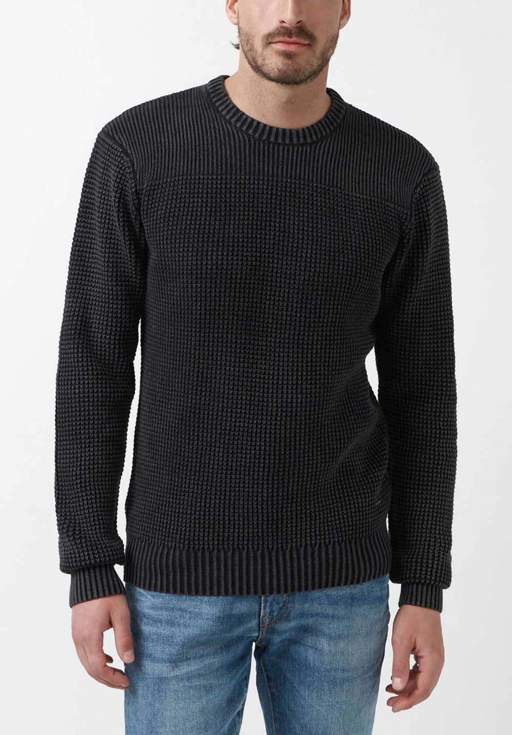 Mens black pullover sale