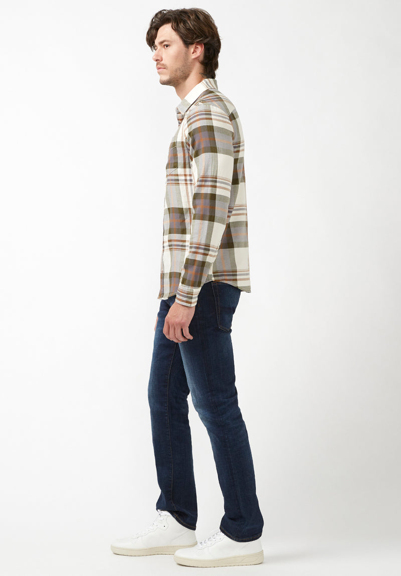 Sander Men's Long-Sleeve Shirt in Fern Plaid – Buffalo Jeans CA