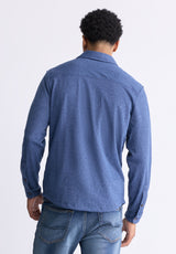 Sigge Men's Blanket Shirt in Blue - BM24307