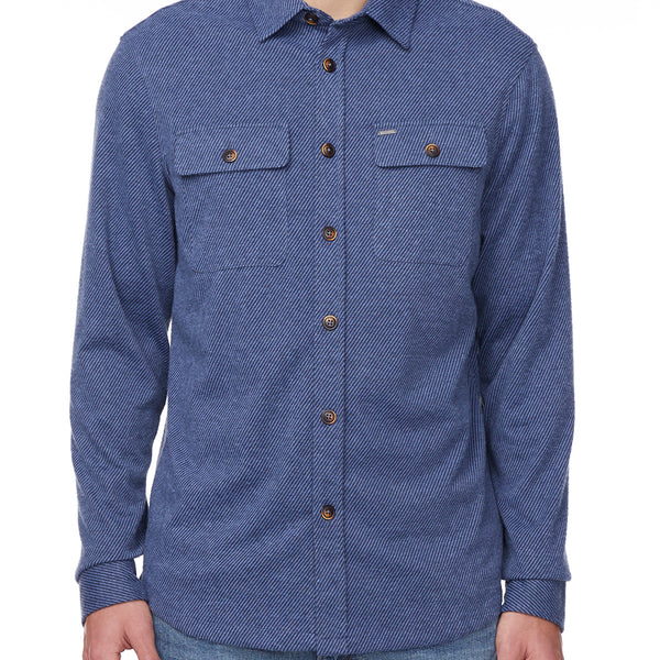 Stanley Men’s Long-Sleeve Denim Shirt in Indigo - BM22635