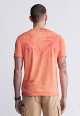 Tundra Men's Short Sleeve Graphic T-shirt, Orange - BM24347