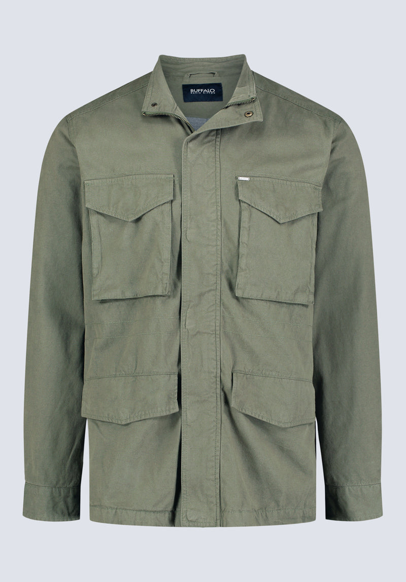 Veste utilitaire pour homme Jafom, couleur vert armée - BM24445