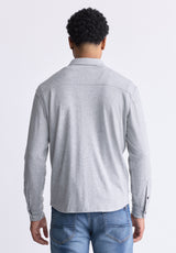 Sigge Men's Blanket Shirt in Grey - BM24307