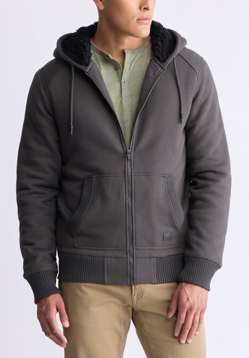 Mens hooded zip up jackets sale