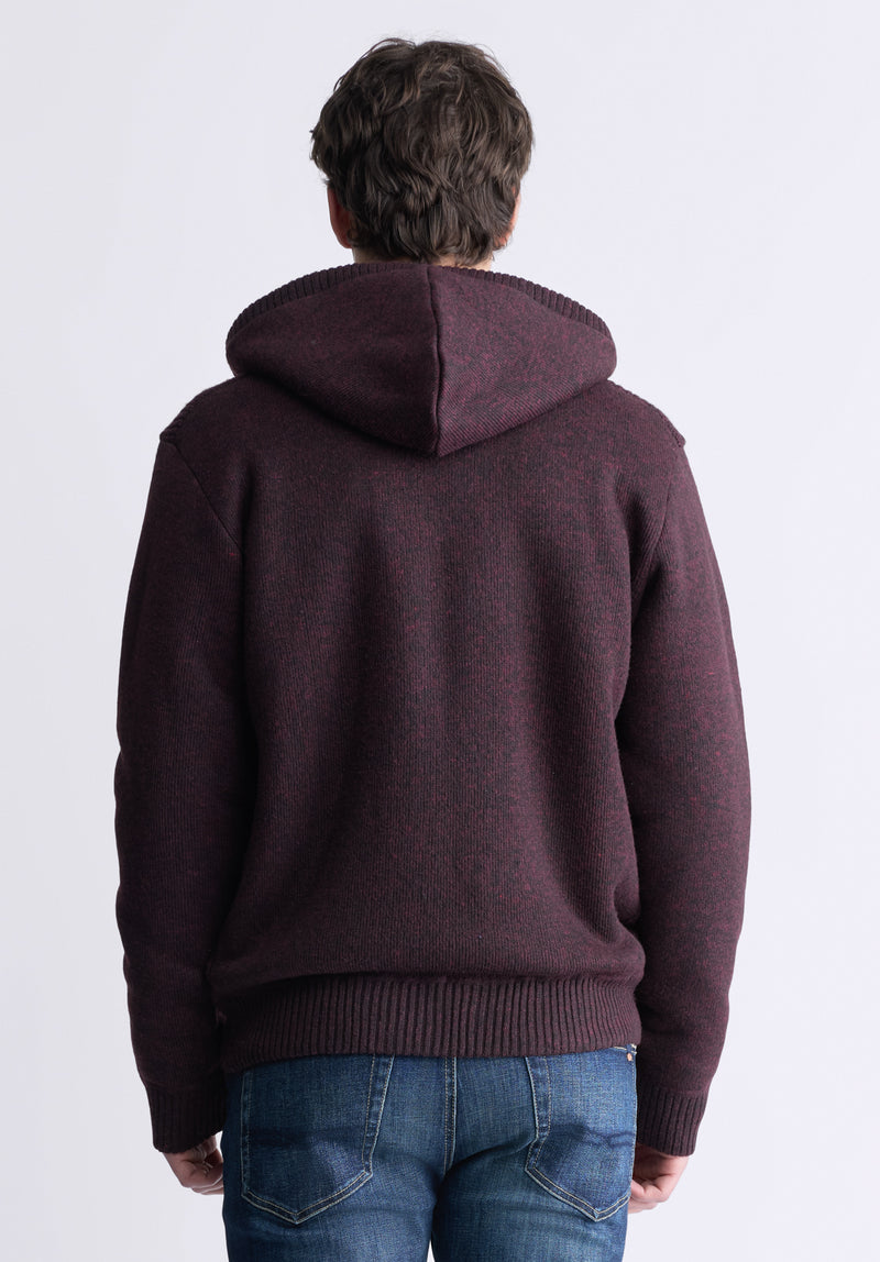 Full zip sherpa hoodie best sale