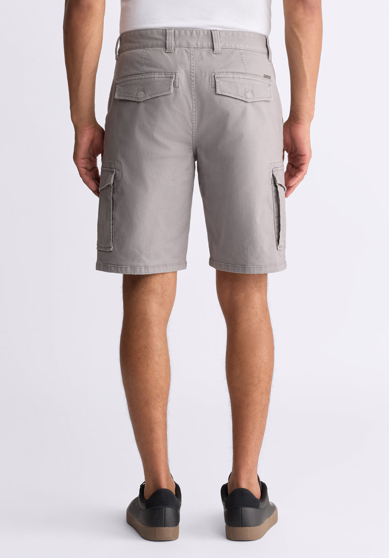 Hiero Men's Cargo Shorts, Ardent Grey - BM24503