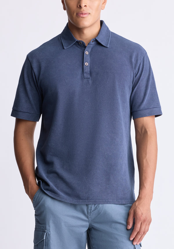 Kabold Men's Classic Polo, Midnight blue - BM24515