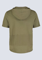 Katoni Men's Short-Sleeve Hooded T-Shirt, Burnt Olive - BM24524