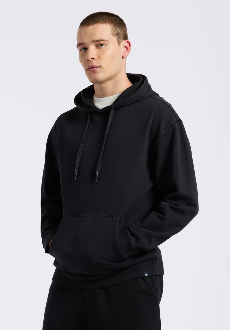 Finley Men's Relaxed Pullover Hoodie, Black - BM24534