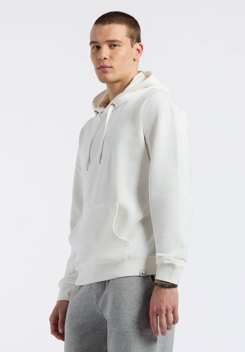 Finley Men's Relaxed Pullover Hoodie, Milk - BM24534