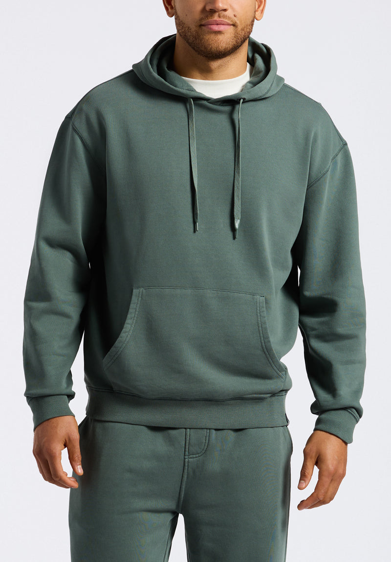 Hoodie décontracté pour homme Finley, Vert forêt foncé - BM24534