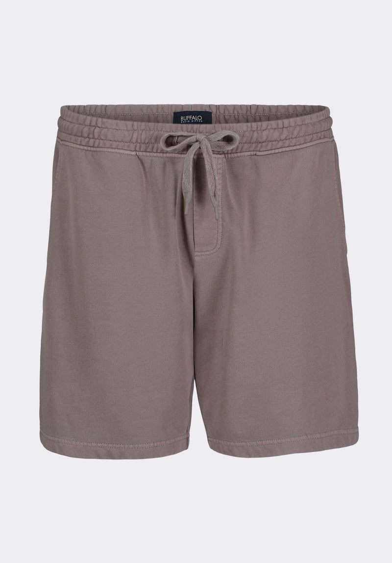 Short en molleton relax pour homme Hilston, Marron - BM24536