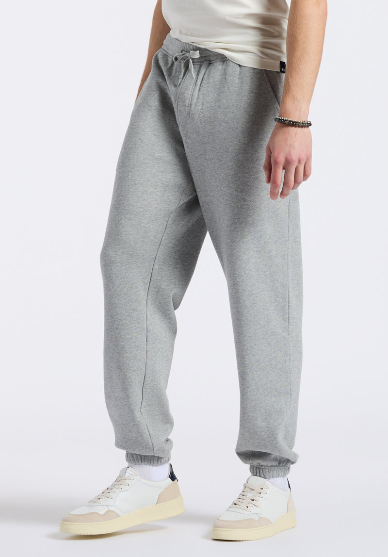 Pantalon jogger coupe décontractée pour homme Patto, Gris chiné - BM24598