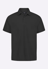 Polo en piqué à manches courtes pour homme Kindell, Noir - BM24608