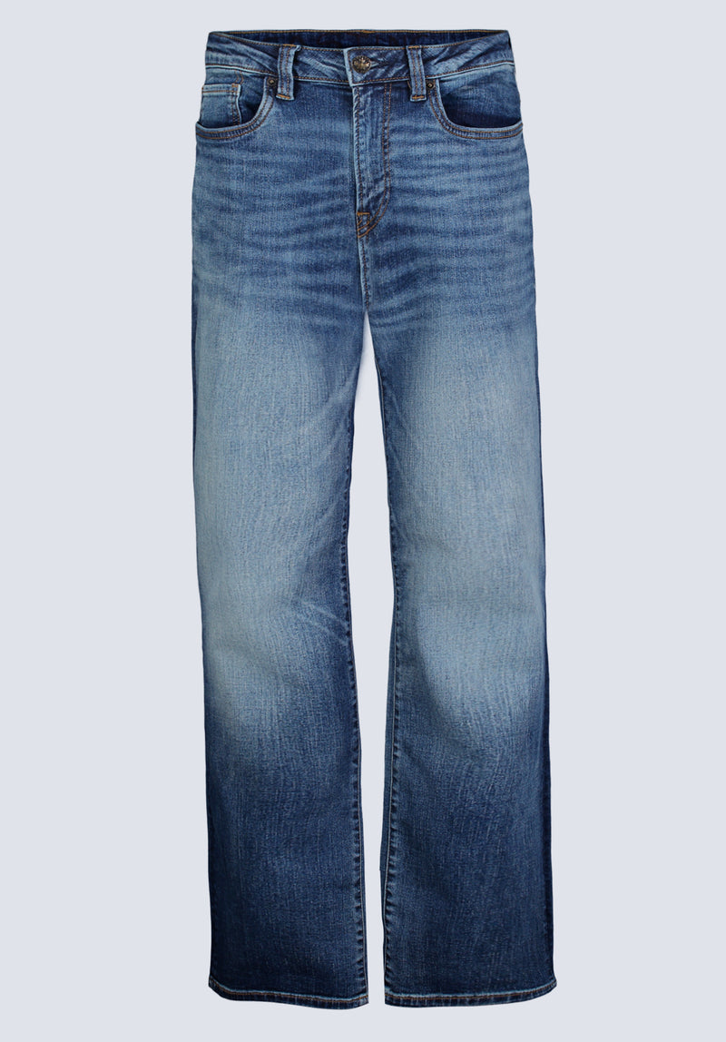 Jean étroit pour homme Slim Ash, indigo contrastant - BM26024