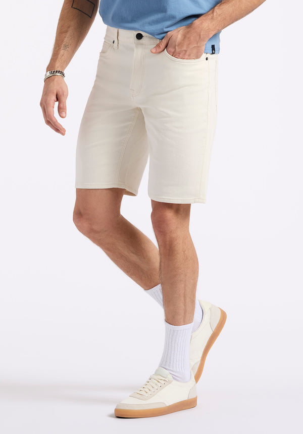 Short droit décontracté Freedom Flex pour homme Dean, Blanc vanille - BM26067