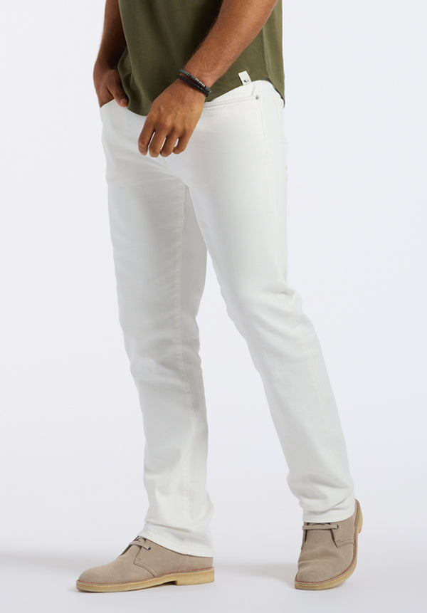 Straight Six Men's Jeans, White - BM26075